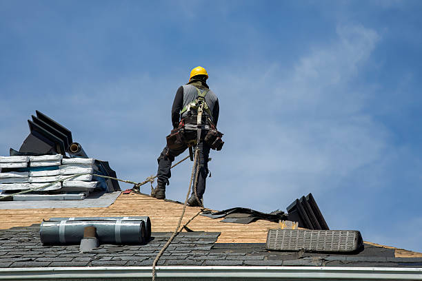 Professional Roof Replacement technician working in Bridgeport, NJ
